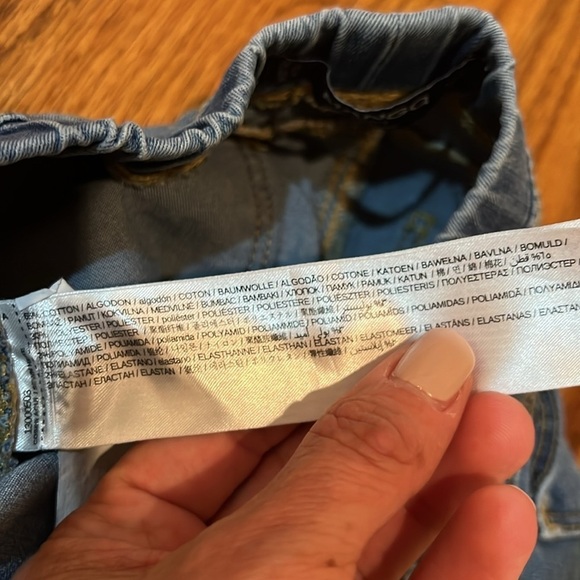 Girls Mango Blue Jeans Legging with Elastic waist size 7-8y 128 cm Denim Kids - Picture 4 of 5